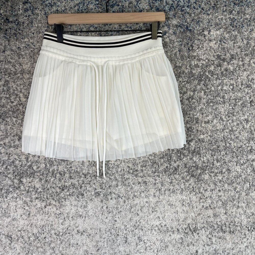 Daily Practice by Anthropologie Skort Womens‎ Medium White Pleated Tennis Skirt